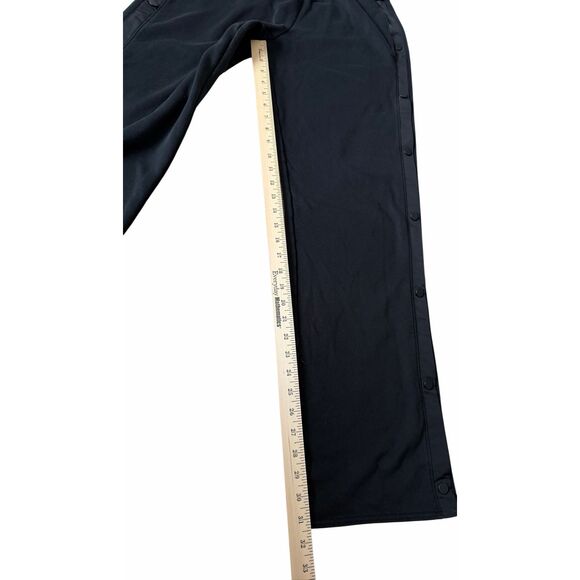 ALO YOGA  Courtside Tearaway Snap Pants Medium Black - Picture 6 of 9